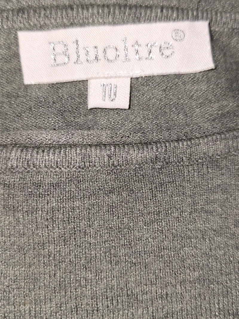 Bluoltre Damen Pullover Grün Gr. 38/M Casual Langarm 4