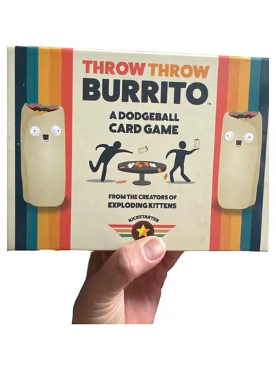 Exploding Kittens Throw Throw Burrito Partyspiel Kartenspiel Dodgeball