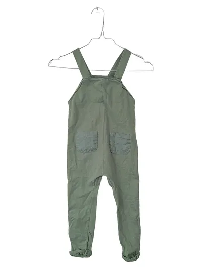 Next Latzhose Kinder Gr. 98 Grün Baumwolle Jumpsuit Overall