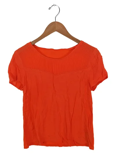 SUD EXPRESS Damen T-Shirt Orange Gr. 38;M Casual Kurzarm