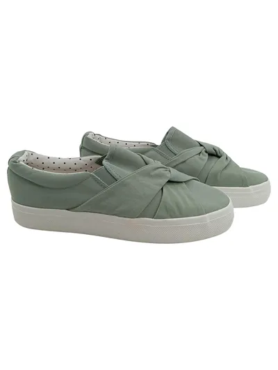 Anna Field Damen Sneaker low Grün Gr. 41 Casual