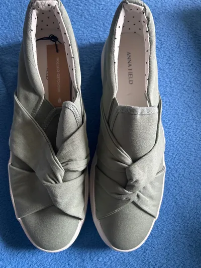 Anna Field Damen Sneaker low Grün Gr. 41 Casual