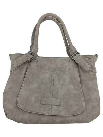 Fritzi aus Preußen Damen Henkeltasche Grau Handtasche Casual Modern