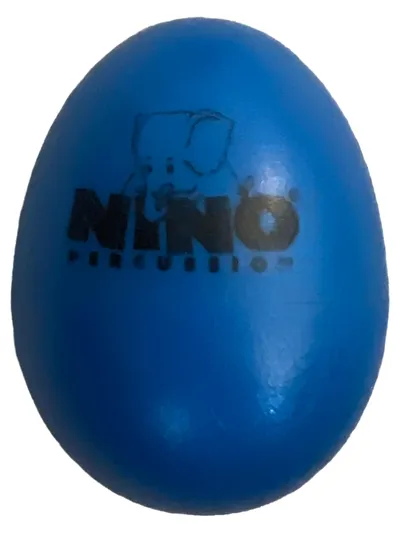 NINO Percussion Baby Rassel Elefant Shaker Kunststoff Blau ab 6 Monate