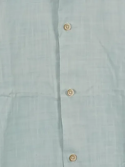 COLOURS & SONS Herren Freizeithemd Gr. 48/M (38) Blau Casual Kurzarm