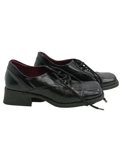 BAMA Herren Schnürschuhe Leder Gr. 38 Business Schwarz