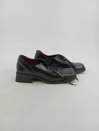 BAMA Herren Schnürschuhe Leder Gr. 38 Business Schwarz 2