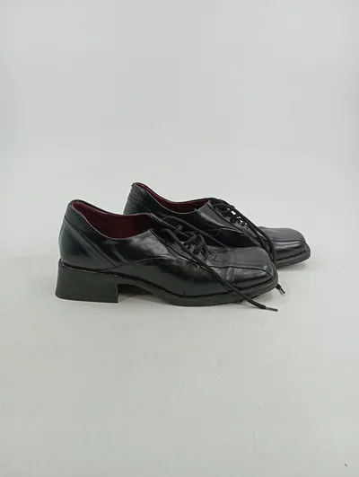 BAMA Herren Schnürschuhe Leder Gr. 38 Business Schwarz