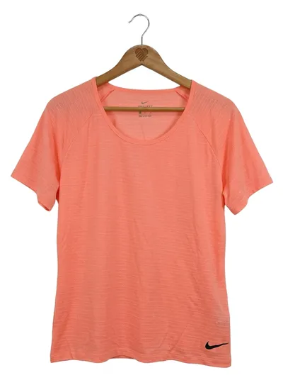 Nike Dri-Fit Damen Sport Shirt Laufshirt Orange Gr. XL