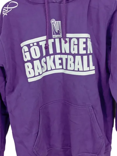 K1X Herren Kapuzenpullover Hoodie Basketball Göttingen Lila Gr. 48/M