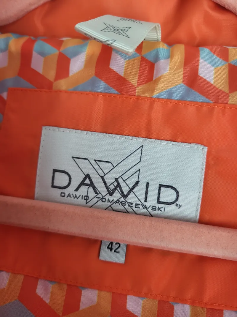 DAWID TOMASZEWSKI Damen Trainingsjacke Orange Gr. 42 Sportlich 4