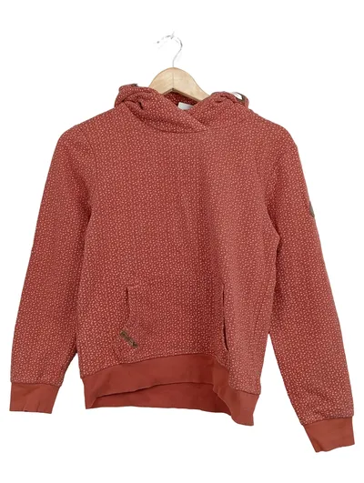 YIGGA Mädchen Kapuzenpullover Hoodie Gr. 158/164 Rot Blumenmuster