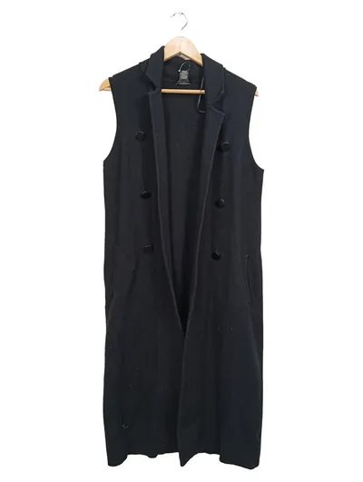 Rachel Zoe Damen Anzugweste Gr. 40/L Schwarz Elegant Business