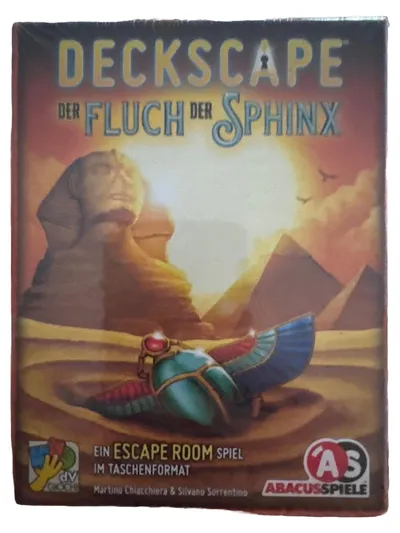 Abacusspiele Deckscape Der Fluch der Sphinx Kartenspiel Escape Room Rätselspiel