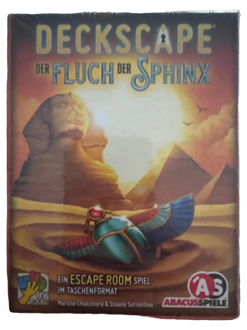 Abacusspiele Deckscape Der Fluch der Sphinx Kartenspiel Escape Room Rätselspiel 1