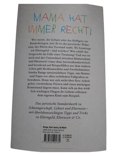 Runge: Mama hat immer recht! Familienrecht Arbeitsrecht Sozialrecht Gesetzbuch
