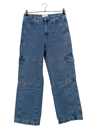 Miss Selfridge Damen Cargohose Jeans Blau Gr. 41 Casual