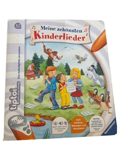 Ravensburger tiptoi Meine schönsten Kinderlieder Musikspieler Buch Mehrfarbig