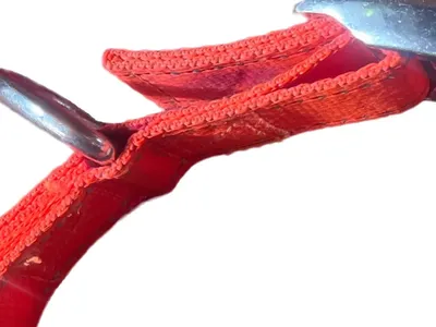 Romeo Hundehalsband L Orange Reflektierend Leuchthalsband