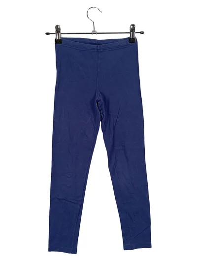 Schiesser Kinder Leggings Gr. 128 Blau Basic Hose Mädchen Jungen