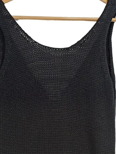 VERO MODA Damen Strick Top ärmellos schwarz Gr. XS Basic