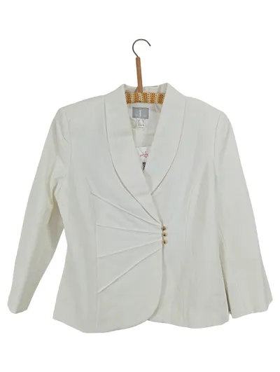 Fair Lady Damen Blazer Jacke Gr. 36 Weiß Elegant Business