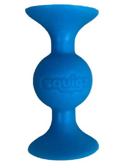 Squigz Badespielzeug Saugnapf Spielzeug Kinder Badewanne Blau 7 cm