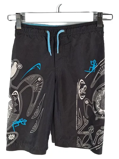 Palomino Badeshorts Jungen Gr. 116 Schwarz Tribal Muster Badehose