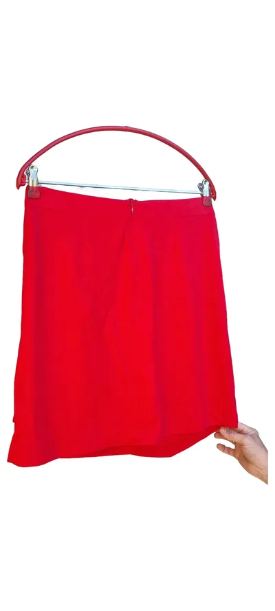 Laurèl Damen Faltenrock Rot Gr. 38;M Modern Elegant