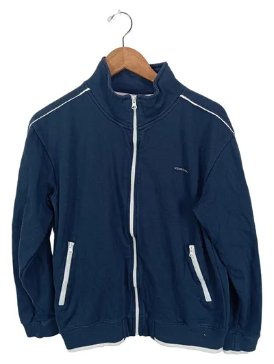 Boomerang Trainingsjacke Herren Gr. S Blau Sportlich Polyester Baumwolle