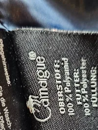 Camargue Herren Steppjacke Outdoor Jacke Gr. 50/L Blau Polyamid Kapuze 5