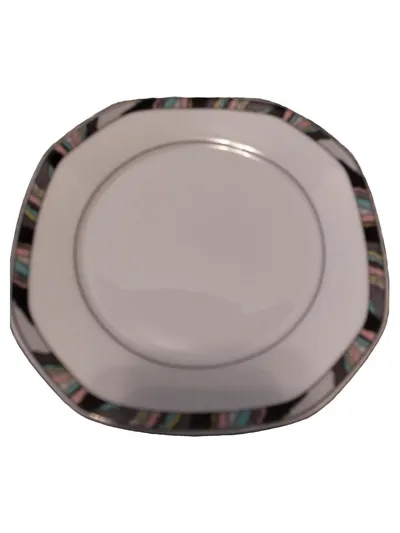 Eschenbach Essteller Porzellan Weiß Modern Abstrakt 20 cm