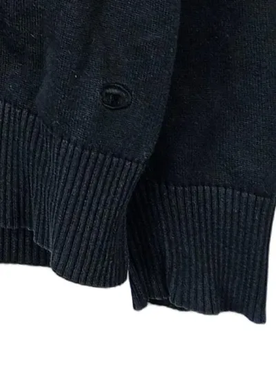 Tom Tailor Herren Pullover Basic Uni Rippstrick Baumwolle Schwarz L