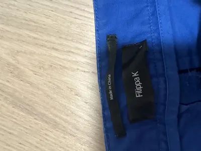 Filippa K Damen Shorts Gr. 36 Blau Casual Chino Kurze Hose