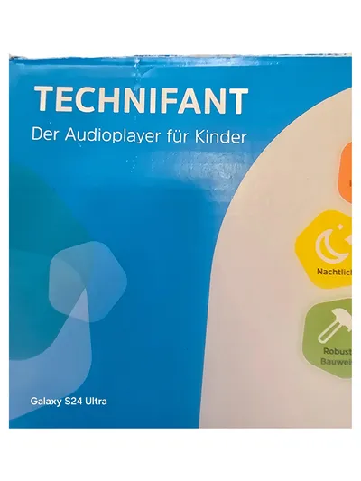TECHNIFANT 0000/9012 Kinder Musikspieler Audioplayer Blau Uni