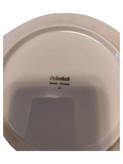 Eschenbach Unterteller Porzellan Weiß Abstrakt Modern 20 cm