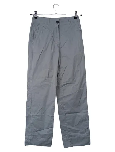 Marc O'Polo Stoffhose Damen Gr. 34 Grau Baumwolle Chino Hose