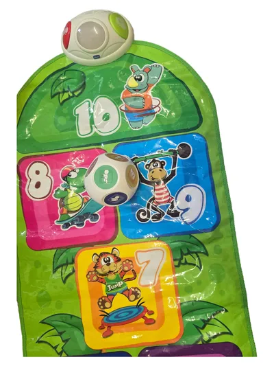 Chicco Puzzlematte Kinder Spielmatte Grün Lernspielzeug ab 12 Monate
