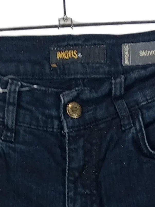 ANGELS Damen Jeans Skinny Fit Gr. 36 Blau Casual Hose 4