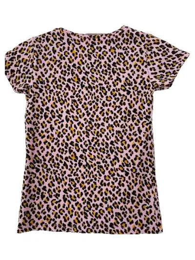 CoolCat Mädchen T-Shirt Leo-Print Pink Gr. 146/152 Baumwolle