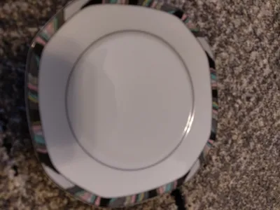 Eschenbach Essteller Modern Weiß Porzellan Abstrakt 20cm