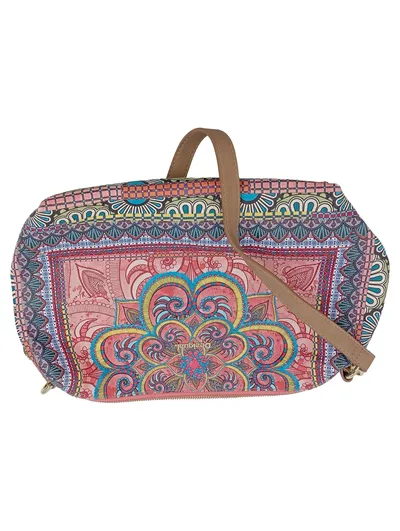 Desigual Kosmetiktasche Damen Mehrfarbig Mandala Ethno Muster