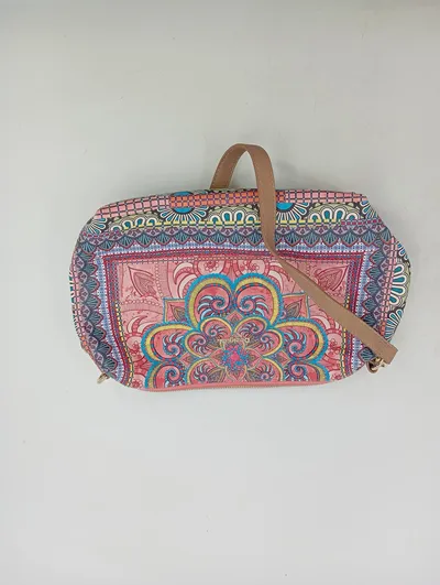 Desigual Kosmetiktasche Damen Mehrfarbig Mandala Ethno Muster
