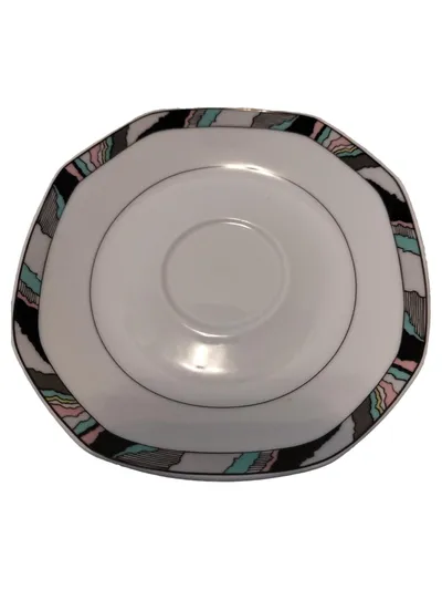Eschenbach Unterteller Porzellan Modern Abstrakt Weiß 15 cm