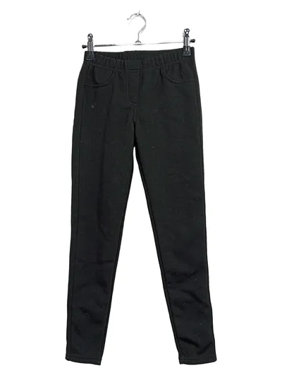 YIGGA Jogginghose Mädchen Gr. 146 Schwarz Stretch Hose Basic