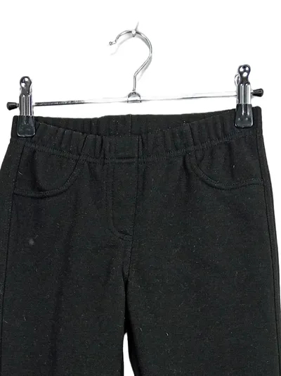 YIGGA Jogginghose Mädchen Gr. 146 Schwarz Stretch Hose Basic