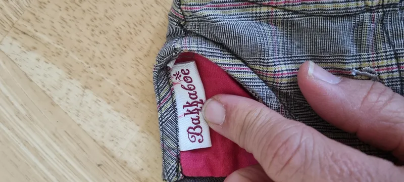 Bakkaboe Mädchen Freizeitkleid kariert Gr. 56 Mehrfarbig 50cm 9