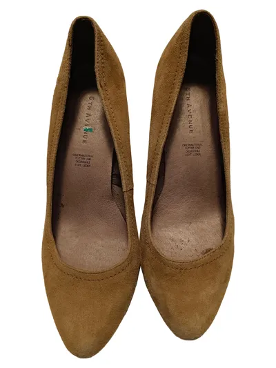 5th Avenue Damen Pumps Wildleder Elegant Business Braun Gr. 40