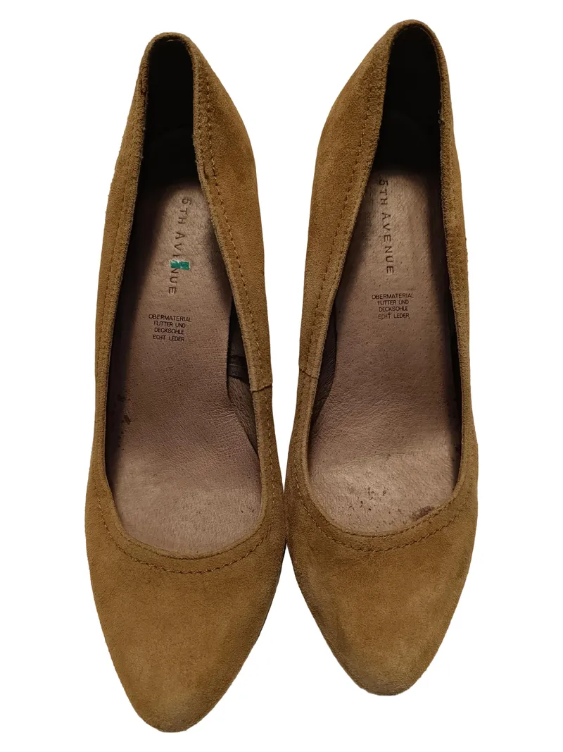 5th Avenue Damen Pumps Wildleder Elegant Business Braun Gr. 40 1