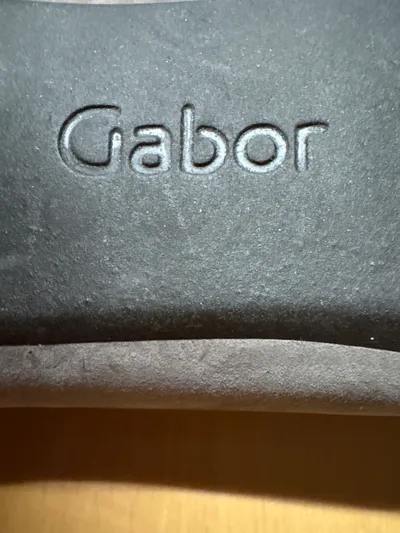 Gabor Damen Pumps Wildleder Grau Gr. 38 Klassisch Blockabsatz